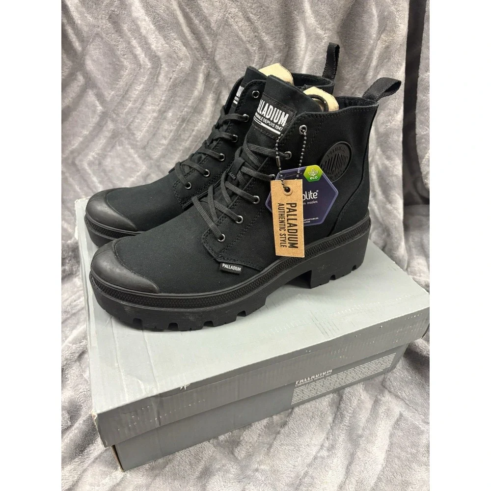 Shoes Universal Women Palladium Pallabase Twill‎ 96907008M Black
